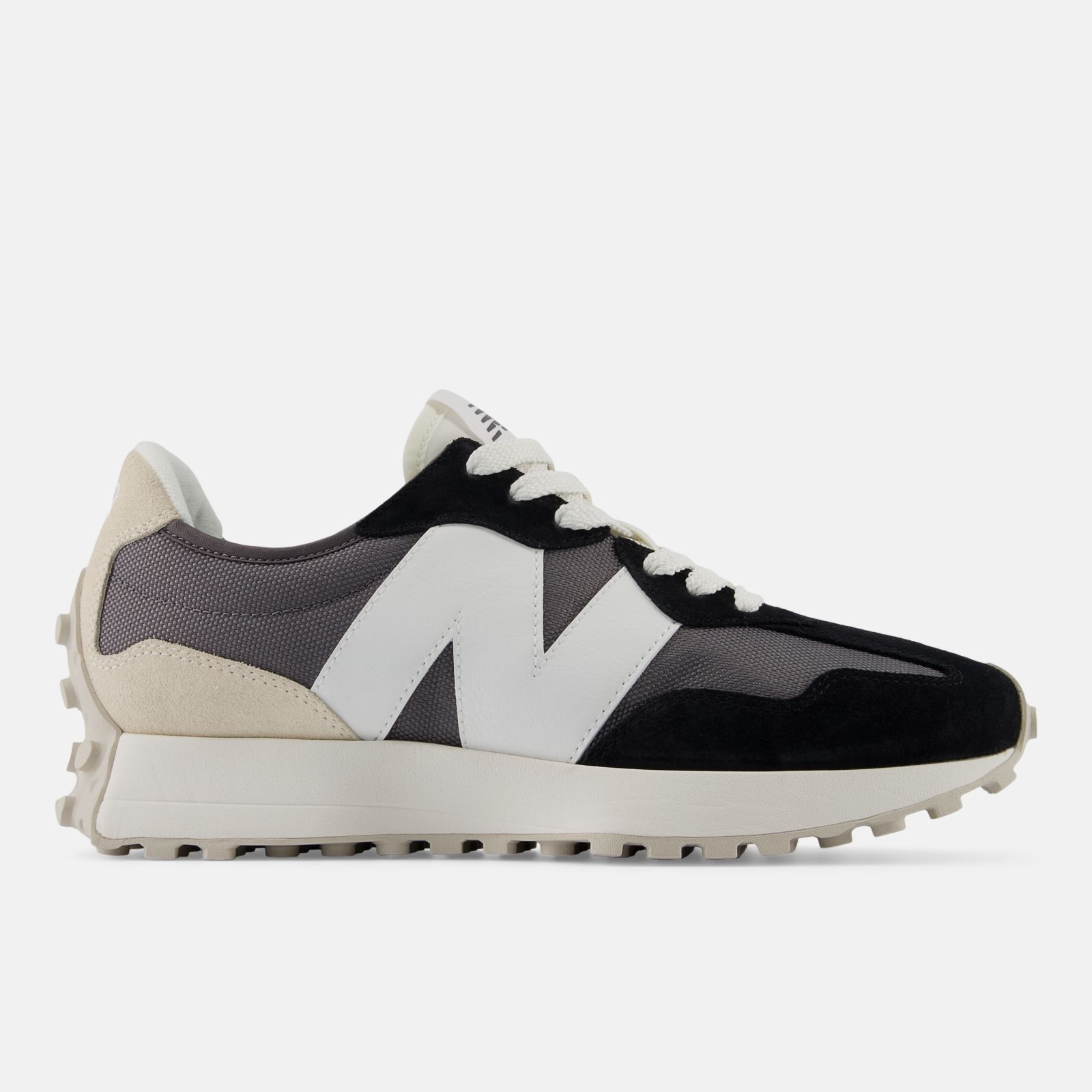 New Balance 327, Castlerock/black, swatch