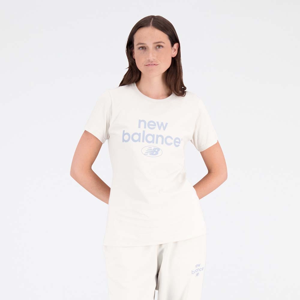 New Balance Remera Essentials Reimagined Archive WTA31507, Natural, swatch