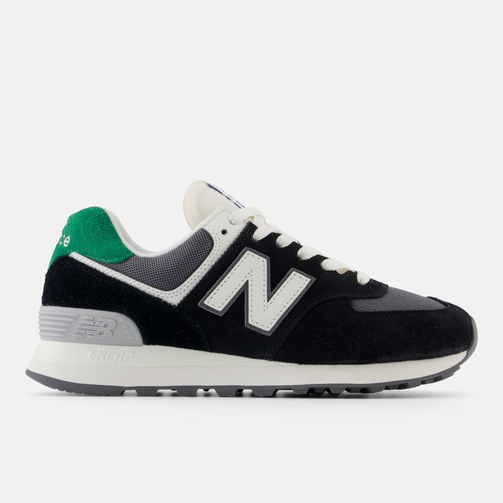 New Balance 574, Black, swatch