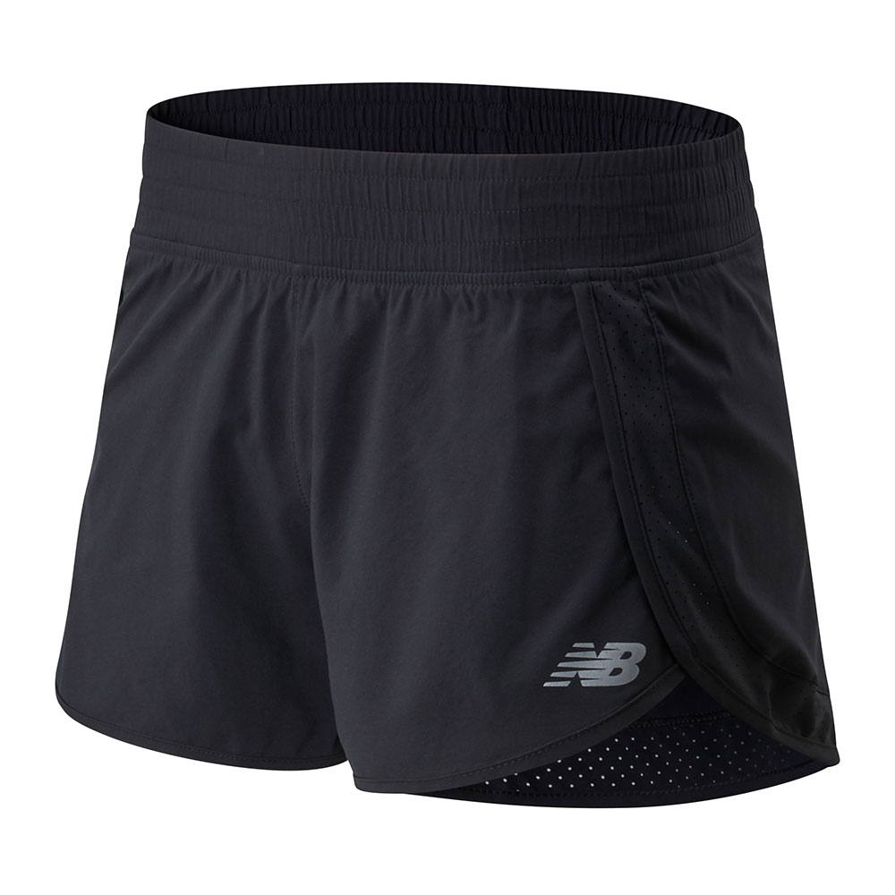 New Balance Accelerate Stretch Woven WS01208, Black, swatch
