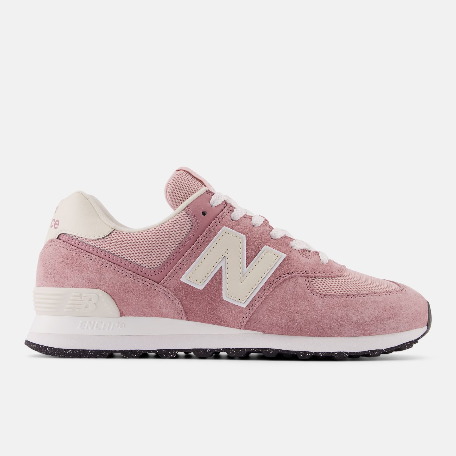 New Balance 574, Rosewood/Linen, swatch