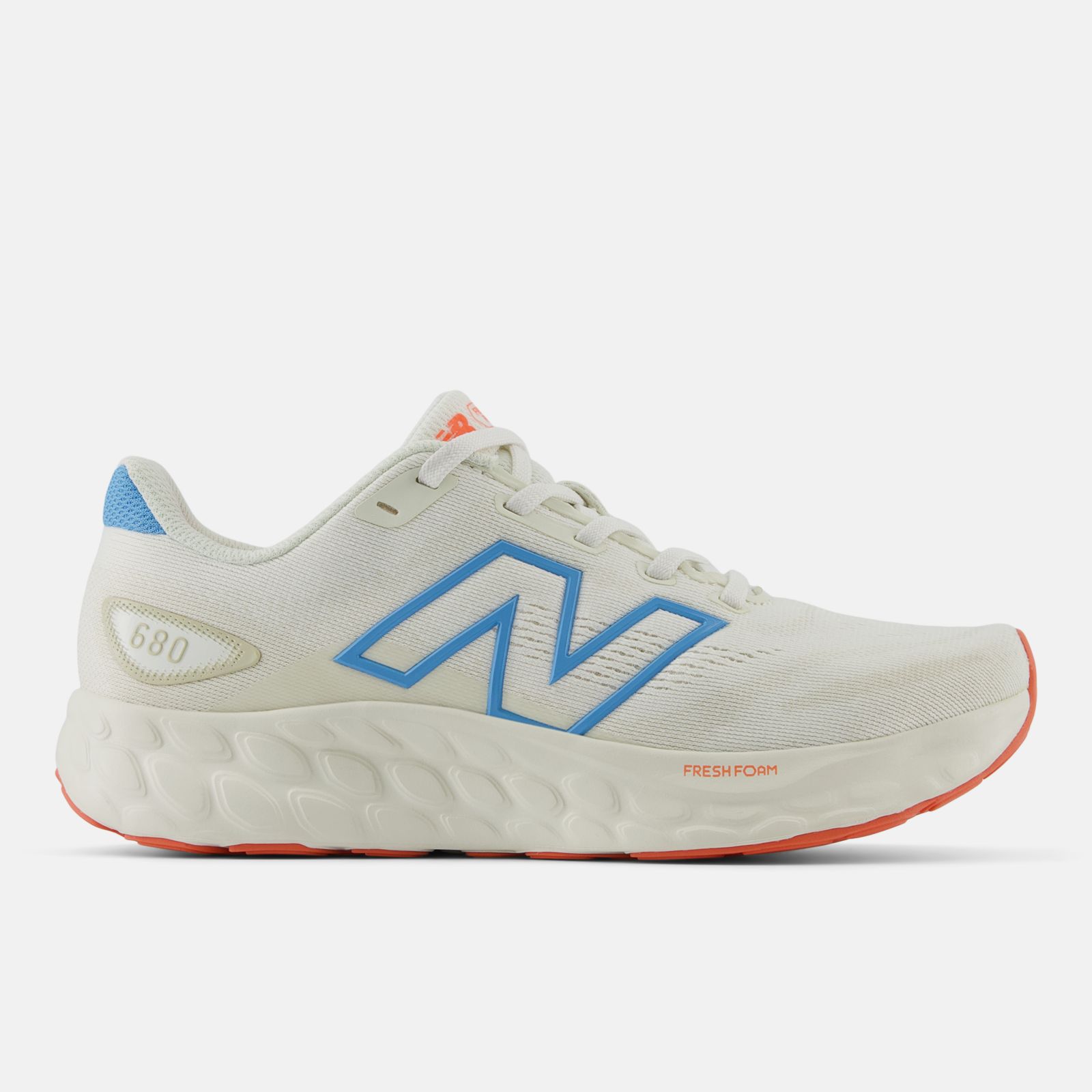 New Balance Fresh Foam 680v8, Sea salt/Coastal blue, swatch