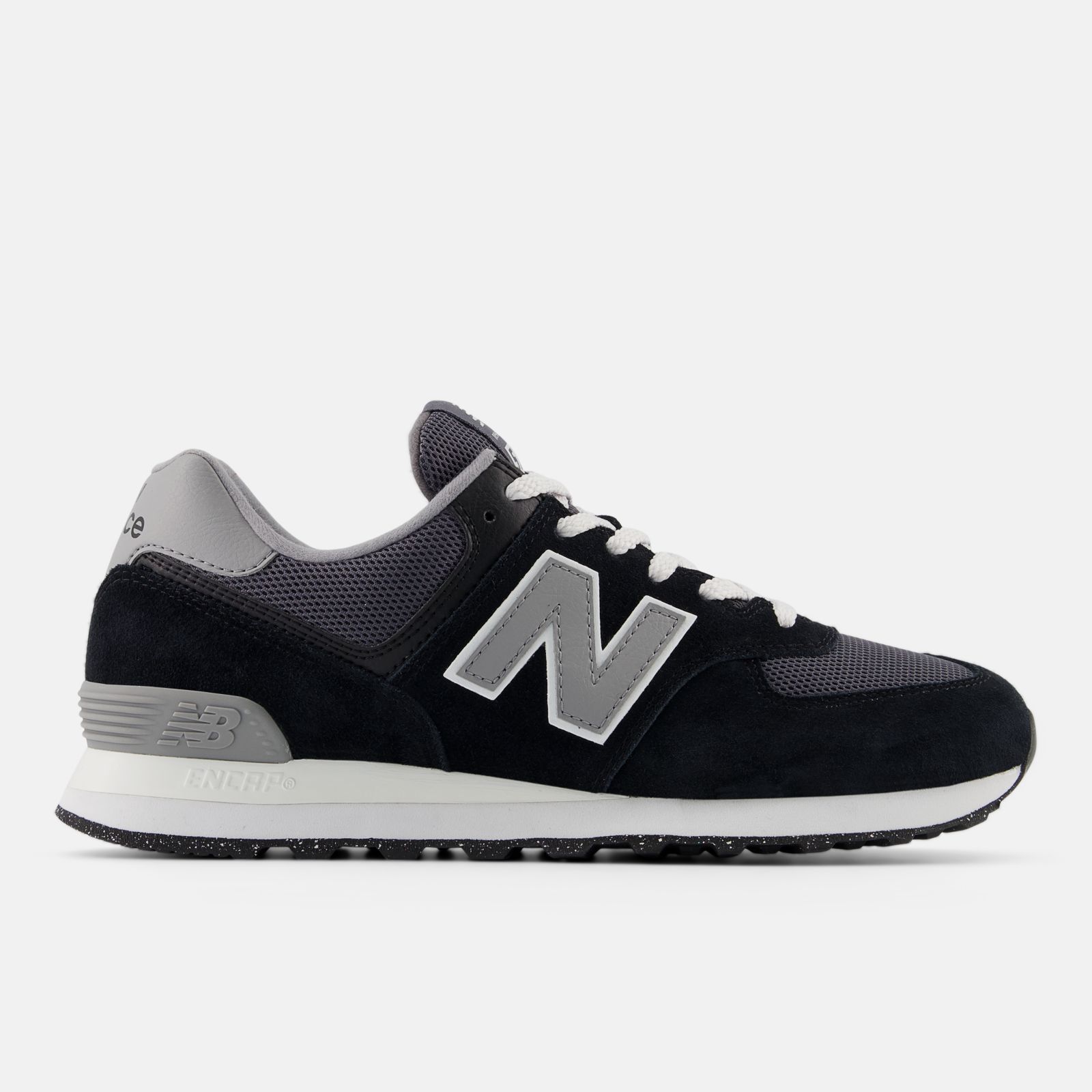 New Balance 574, Black, swatch