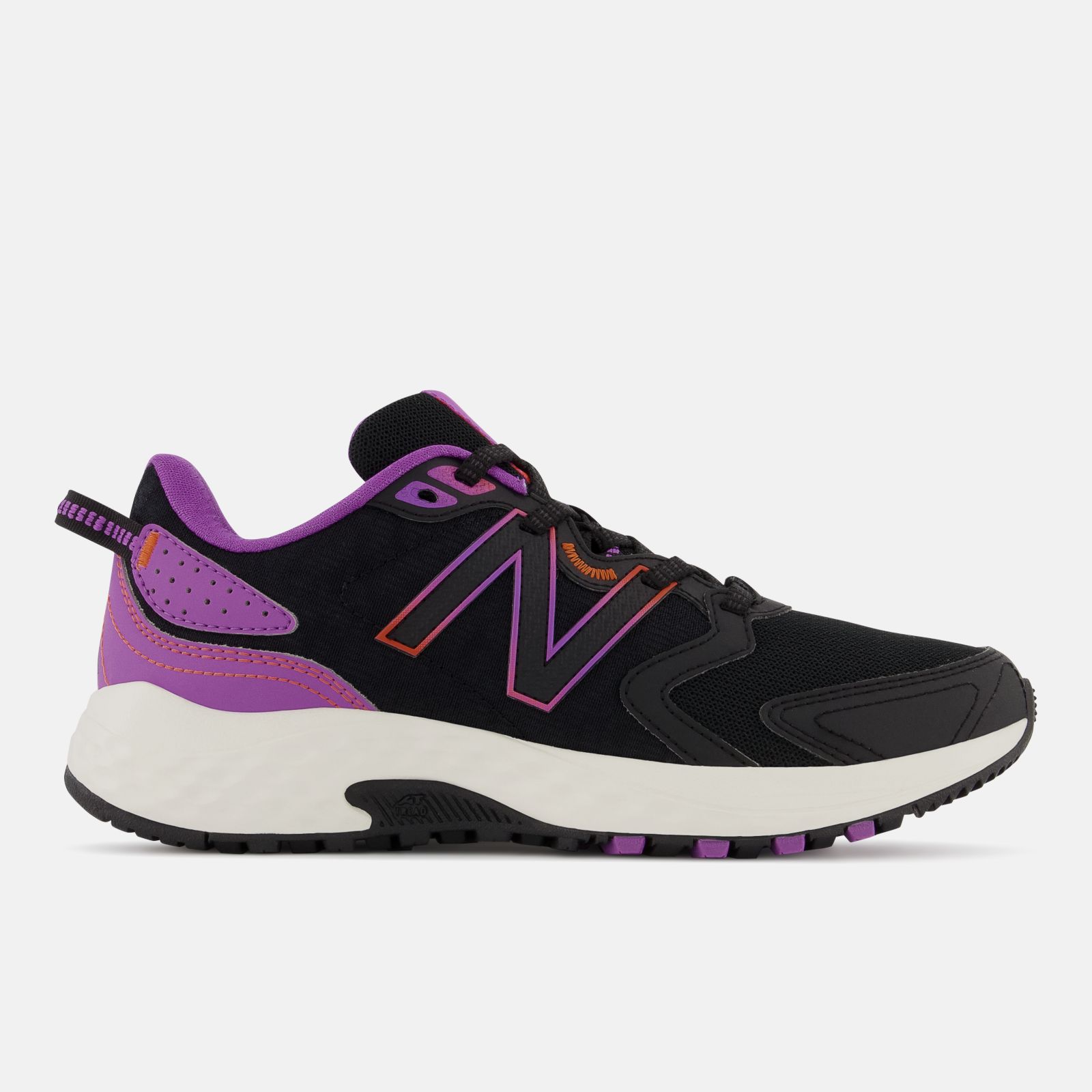 New Balance 410v7, Black / Purple, swatch