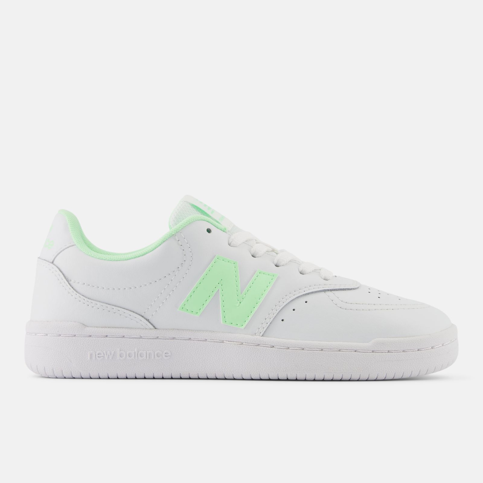 New Balance 80, White/mint green, swatch