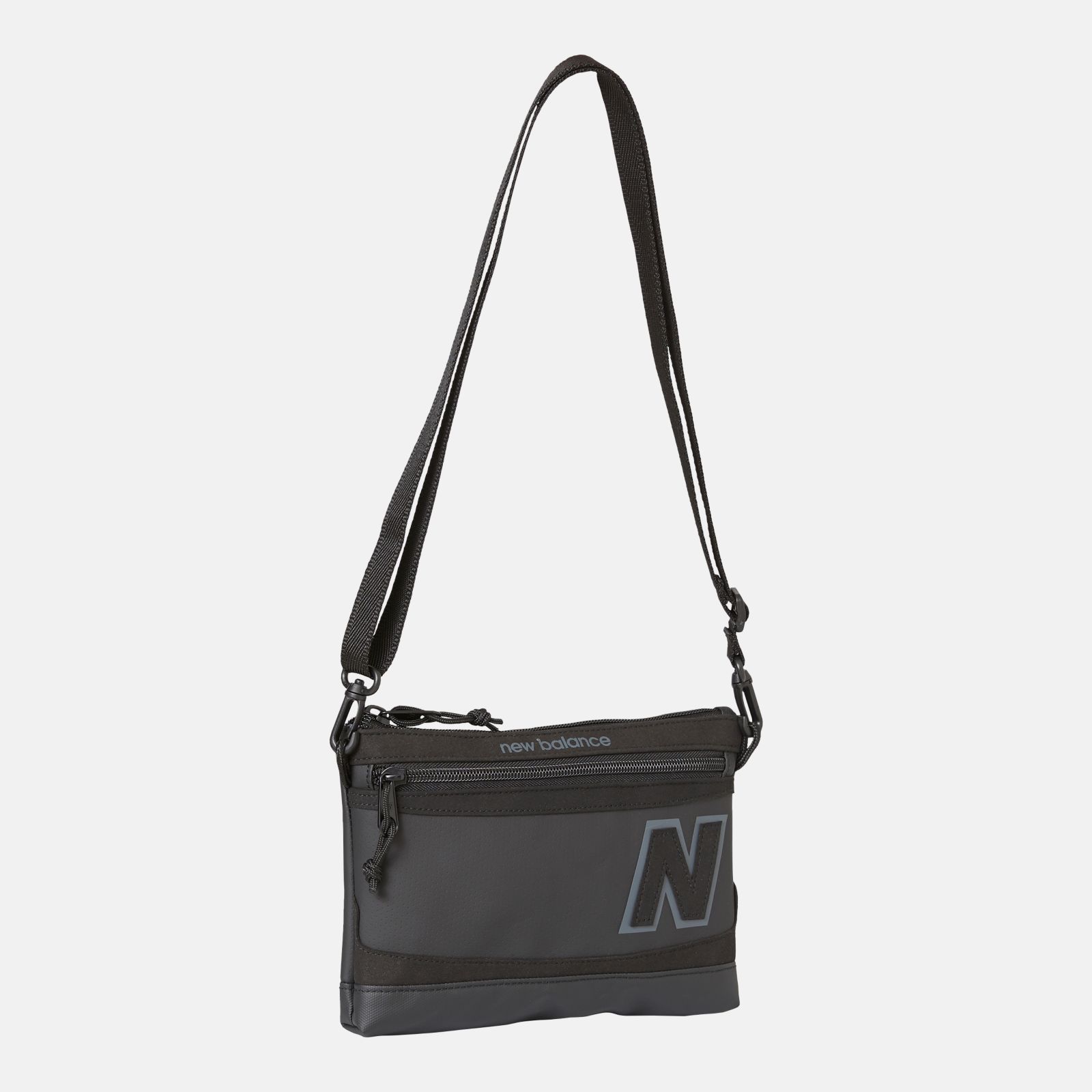 New Balance Legacy Shoulder Bag LAB23106, Black, swatch